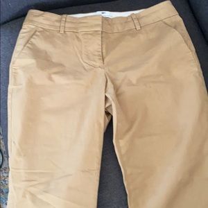 J Crew Khaki Cafe Capri size 4